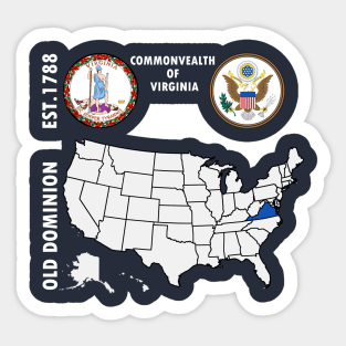 Commonwealth of Virginia Sticker